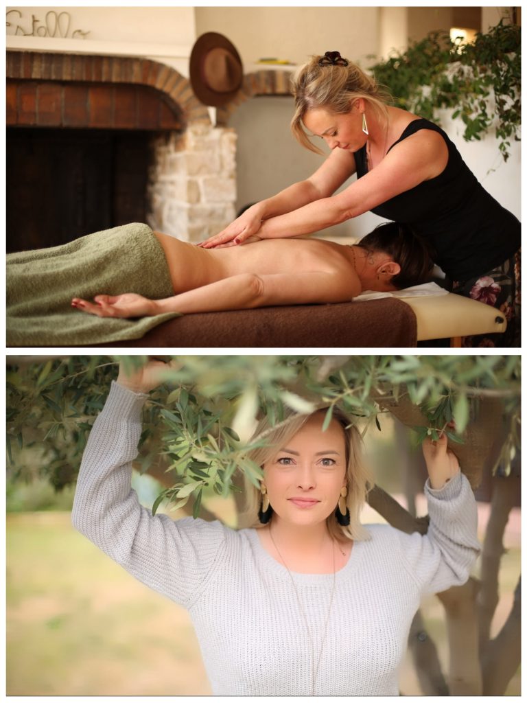 Photo de Sofie lors d'un M5C et sous un arbre - 2 photos