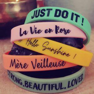 Bracelets positive attitude