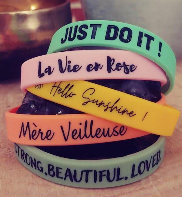 Bracelets positive attitude